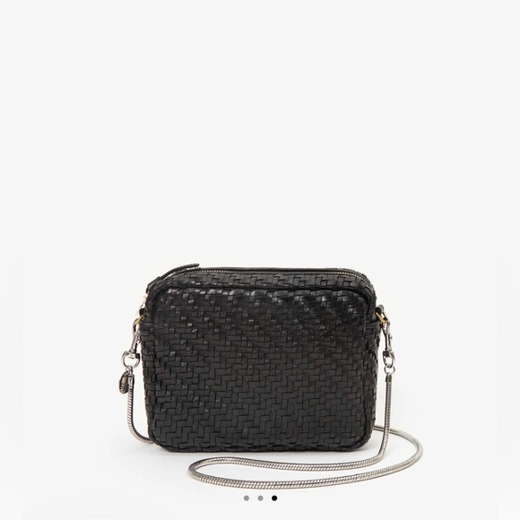 Clare V CROSSBODY STRAP SILVER SNAKE NWT 5mm 44.5 inches long retail $115 - Picture 6 of 7